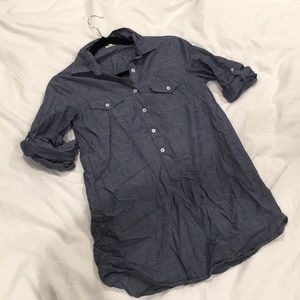 Sz XXS J.Crew Factory Chambray Tunic